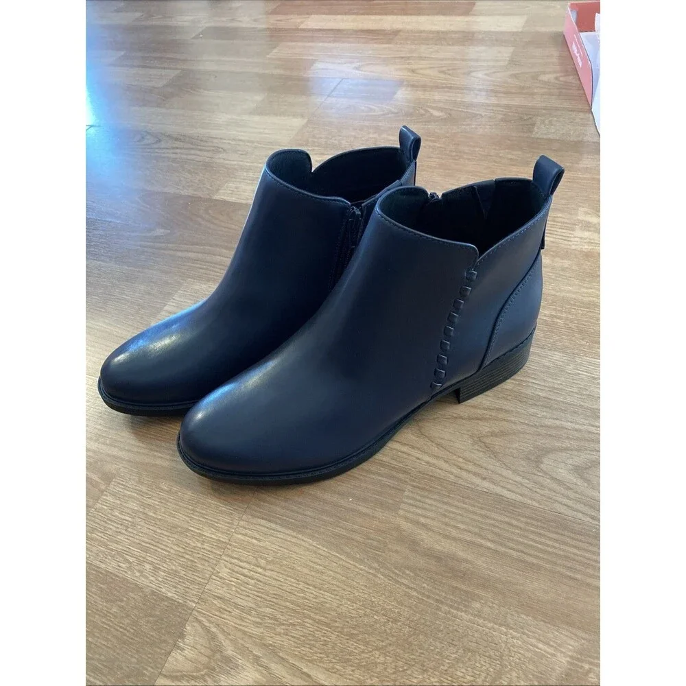New Easy Spirit Womens Lorand Bootie Navy Size 10M NIB - Picture 6 of 16